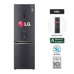 Refrigeradora LG 336L No Frost GB37WGT Negro Mate