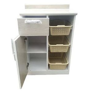 Verdulero Repostero Madera Italia con Cajones en Crema