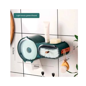 Dispensador de Papel Higiénico Multiuso Verde