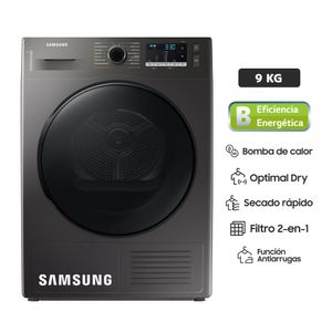 Secadora SAMSUNG Carga Frontal 9 Kg DV90TA040BX/PE Inox