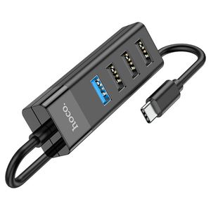 Tipo C Hub 4 Puertos 4 en 1 Usb 3.0 + 3 USB 2.0 HOCO HB25 30cm