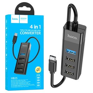 Tipo C Hub 4 Puertos 4 en 1 Usb 3.0 + 3 USB 2.0 HOCO HB25 30cm