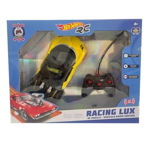 Carro A Control Remoto Hotwheels A Escala 1:16 Value Racing Lux Amarillo 70149