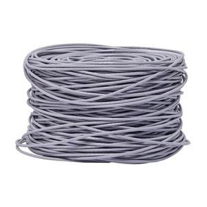 Cable de Red Utp Cat 5e Rj45 305 Metros Rollo Ethernet Lan Gris