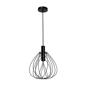 Lámpara colgante negro E27 32cm Merone