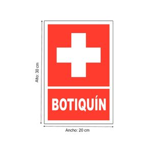 Señal de Botiquín 20x30cm