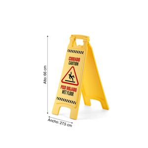 Señal de piso mojado