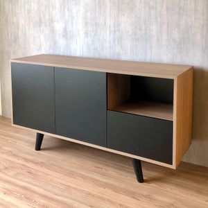 Aparador Osom! Muebles Modelo Nordic Color Espresso