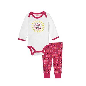 Pack de 2 Piezas Body y pantalón Skip Hop Rise and Shine para Bebés Niñas
