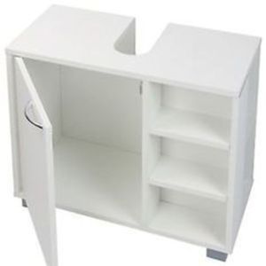 Mueble de Baño Moderno Kina Color Blanco 1 Puerta
