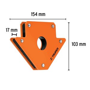 Escuadra Magnética 4" para Soldar Capacidad 23 Kg Truper 15407