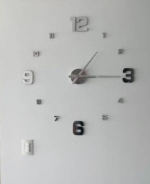 Reloj 3D para Armar Plateado