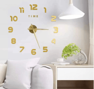 Reloj 3D para Armar Dorado