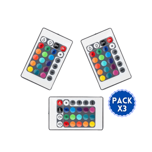 Control Remoto X3 Unid para Cinta Led RGB 5050