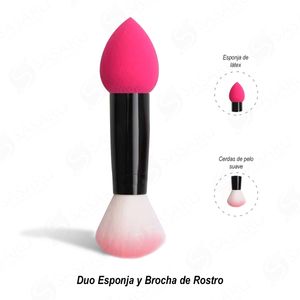 Duo Esponja y Brocha de Rostro