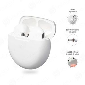 Audífonos Bluetooth Pro 6 Blanco