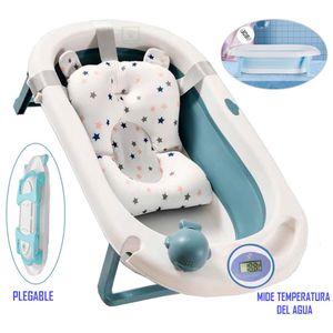 Bañera Tina de Baño para Bebe Plegable DOUX BEBE DB-688G Azul