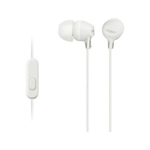Audífono Sony MDR-EX15AP con Micrófono Color Blanco