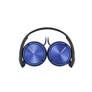 Audífono Sony MDR ZX310AP con Micrófono para Zoom y Skype Plegable Color Azul