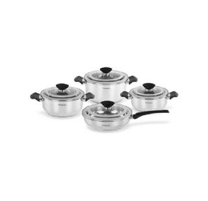 Juego de Olla Finezza de Acero Inoxidable 8 piezas - FZ106TGN