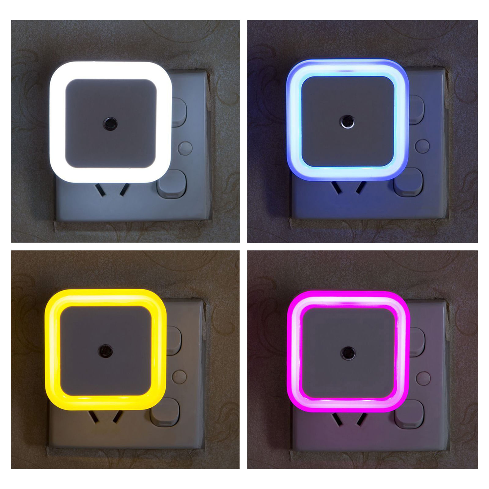 Sensor de luz nocturna Tomtop H44549P-US Rosado - Real Plaza