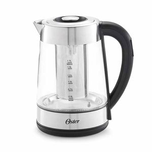 Hervidor eléctrico de vidrio con infusor Oster BVSTKT8990