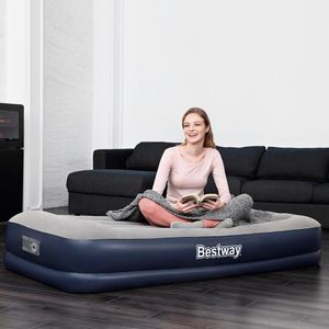 Colchon inflable 1.5 plazas con inflador Bestway