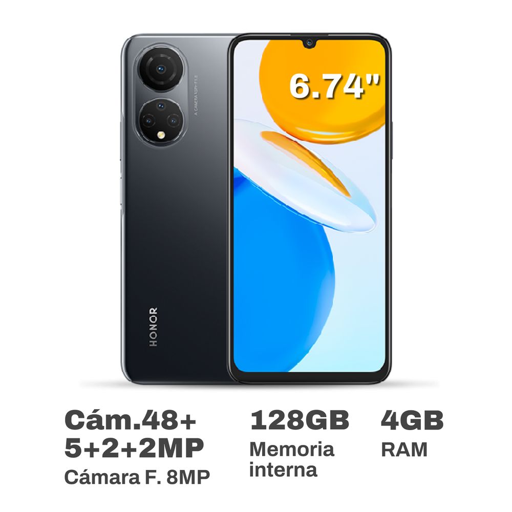 Compara Celular Honor X7 674 4gb 128gb 48mp 5mp 2mp 2mp Azul AudÍfonos Honor Choice 2125