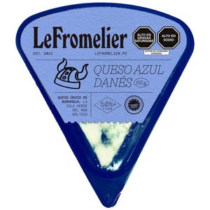 Queso Azul Danés LE FROMELIER Empaque 100g