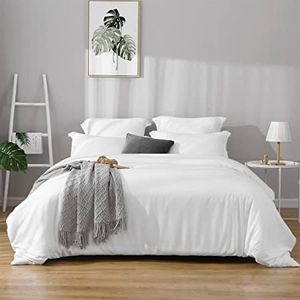 Set Cubre Duvet 1800 Hilos King Home Brands Blanco
