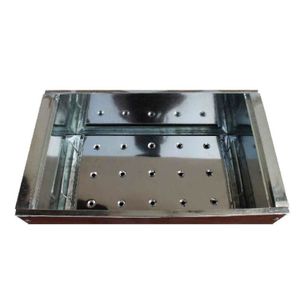 Caja China Mediana Mr. Grill Sr Acero Mixta + Parrilla