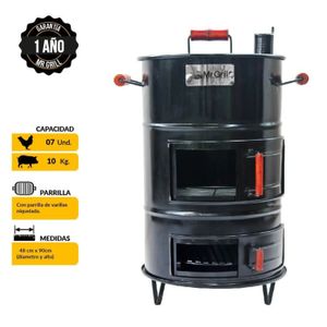 Cilindro Mediano Mr. Grill de Fierro