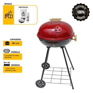 Parrilla Circular Mr. Grill Round + Tabla de Picar Pig