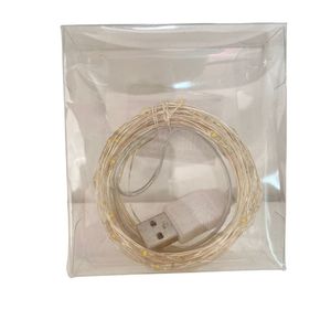 Cable Led Con 100 Luces Blanco Cálido Usb Floripa Cv843