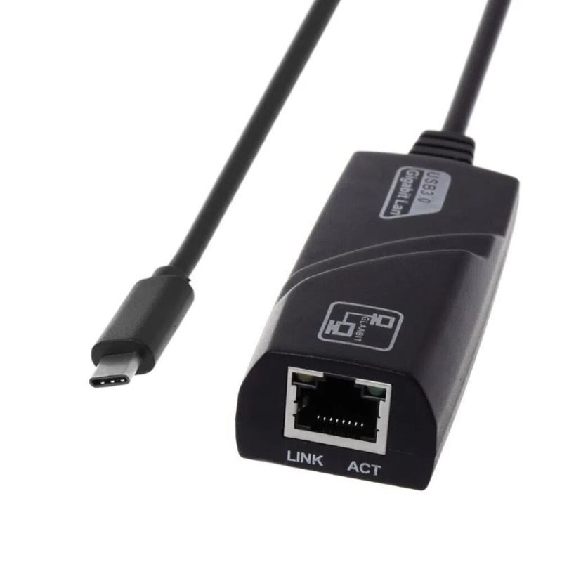 Adaptador TIPO C a RJ45 USB LAN Windows Android