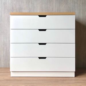 Cómoda Osom! Muebles Modelo Minimal Color Blanco