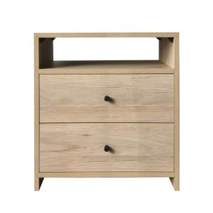 Pack 02 Veladores Osom! Muebles Modelo M Color Rovere