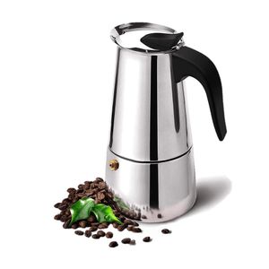 Cafetera Italiana Moka P9 Tazas Acero Inoxidable Espresso Maker