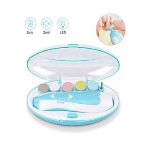 Kit de Cortaúñas Portátil Seguros para Bebes-Celeste