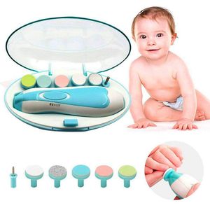 Kit de Cortaúñas Portátil Seguros para Bebes-Celeste