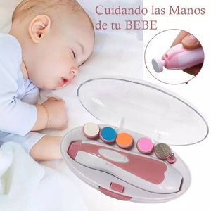 Kit de Cortaúñas Portátil Seguros para Bebes -Rosado