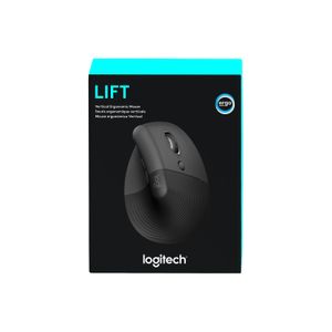 Mouse Gamer Logitech Lift Vertical Wireless Ergonomic Bt Black