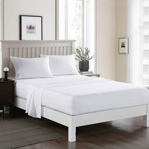 Set Sábanas Bambú 1.5 Plazas Blanco