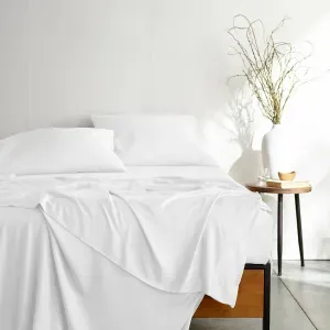 Set Sábanas 1800 Hilos King Home Brands Blanco