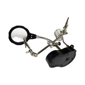 Soporte para Cautín con Lupa, Luz Led y Pinzas Wt-6375-Pk6 Westor Pack 6 Und