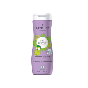 Shampoo & gel de baño Vainilla y Pera Attitude Natural 473ml