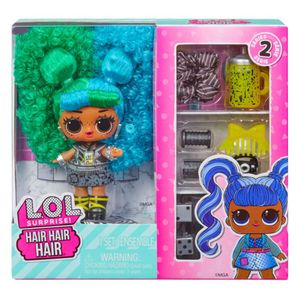 Muñeca Lol Hair Hair Dolls Cabello Verde Y Azul 584445Euc