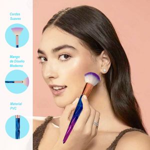 Set de 10 Brochas para Maquillaje Multicolor