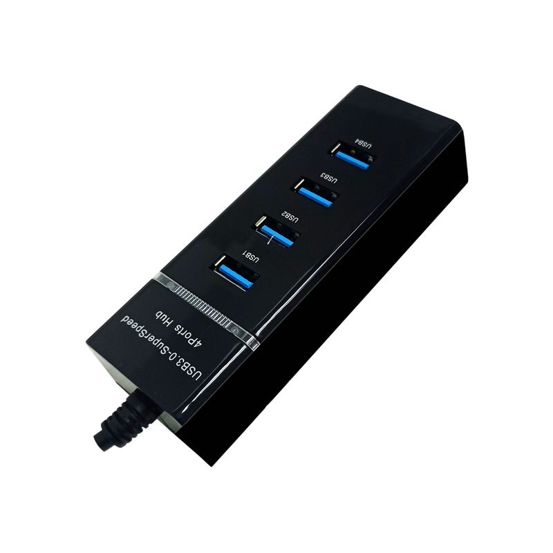 Comprar Hub USB LINDY 3.0 4 puertos negro (43325)