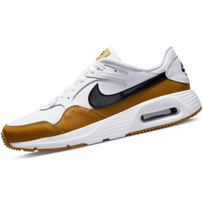 Zapatilla Deportiva Nike Air Max Sc Leather Dh9636 Blanco Talla 9 5